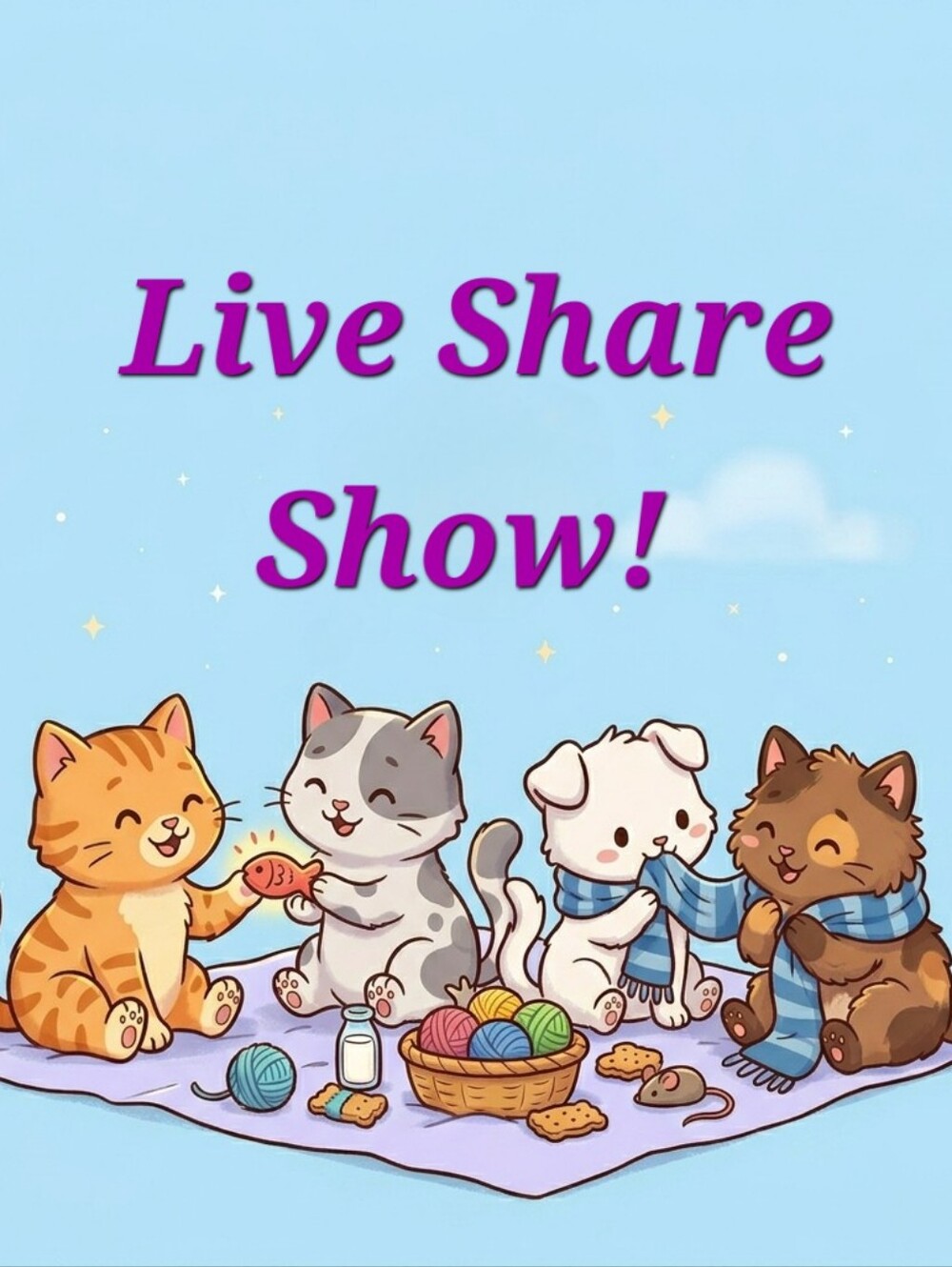 Live Share Show Notification 🫶🛍🛒